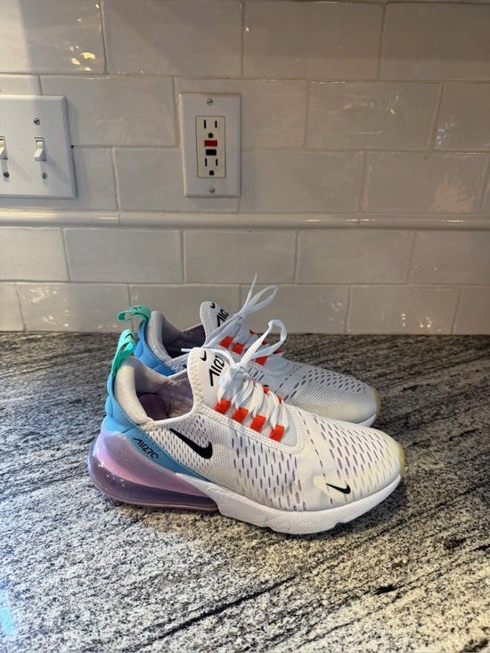 Nike Shoes - Women’s Nike Air Max 270 White Blue Lavender DX2351-100 Size 7